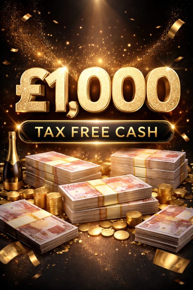 £1,000 Tax Free Cash - Win this luxury prize from Central Competitions