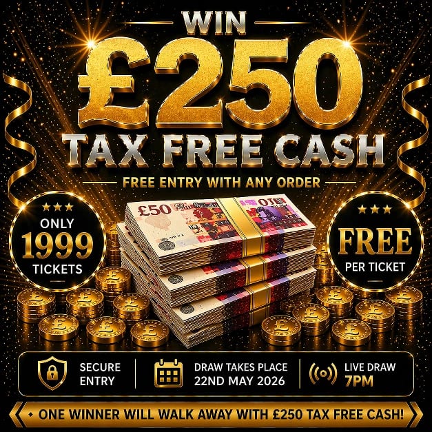 Free Entry £250 Tax Free Cash - Win this luxury prize from Central Competitions