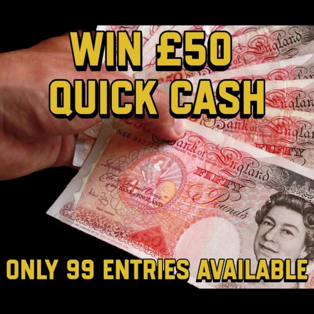 Quick Cash £50 - Win this luxury prize from Central Competitions
