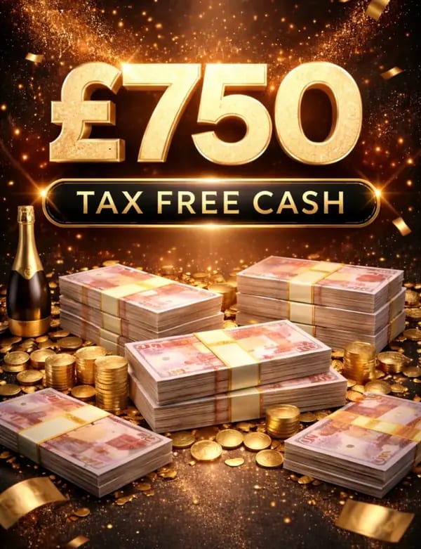 £750 Tax Free Cash - Win this luxury prize from Central Competitions