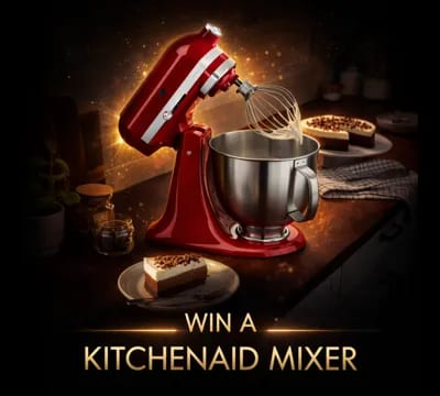 KitchenAid Artisan 4.7L MIXER - Win this luxury prize from Central Competitions