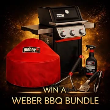 Weber BBQ Bundle - Win this luxury prize from Central Competitions